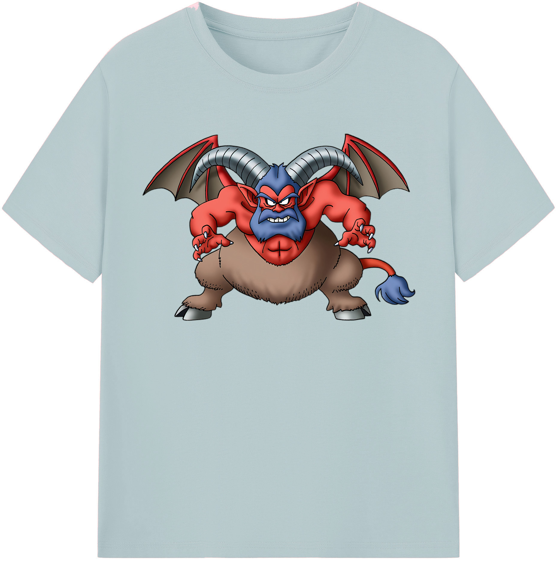 （画像用） ドラゴンクエスト Doragon Kuesuto Dragon Quest 綿100％半袖Tシャツ（フロントプリント）